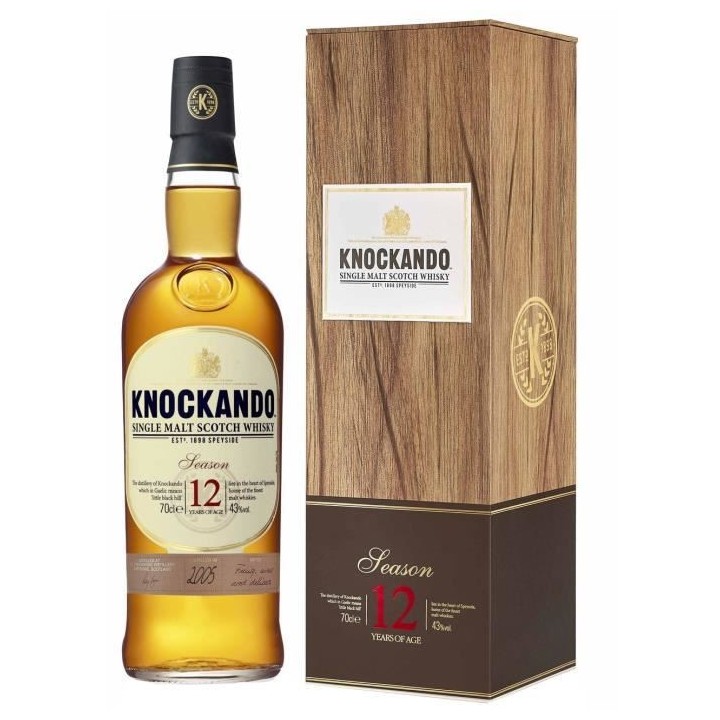 Knockando - 12 ans - Speyside single malt Scotch whisky - Ecosse - 43,