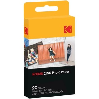 KODAK - Papier ZINK 2 x 3 Pack de 20 feuilles pour appareil PRINTOMATI