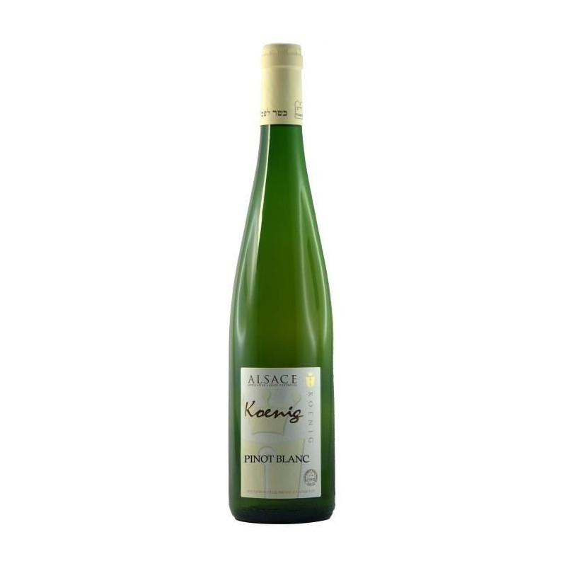 KoeNIG Pinot Blanc Grand Vin d'Alsace Casher - Blanc - 75 cl