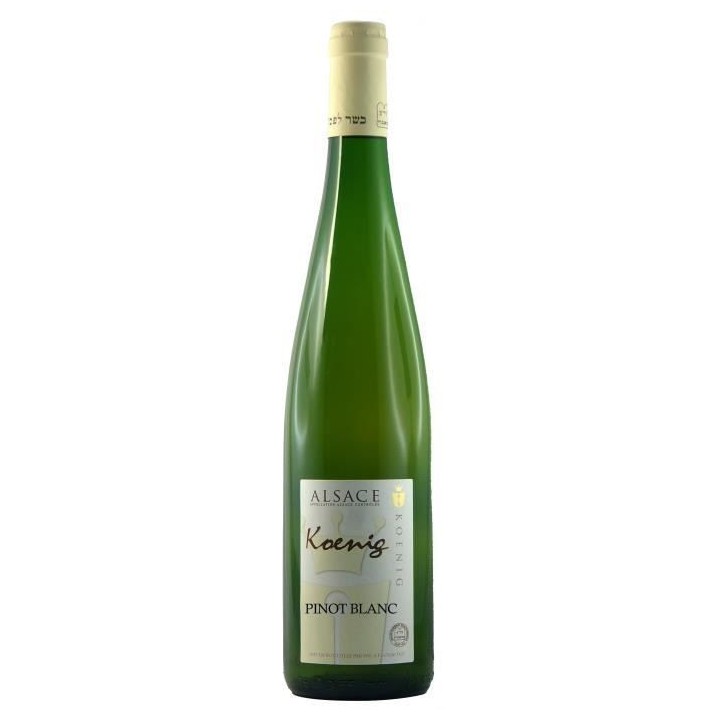 KoeNIG Pinot Blanc Grand Vin d'Alsace Casher - Blanc - 75 cl