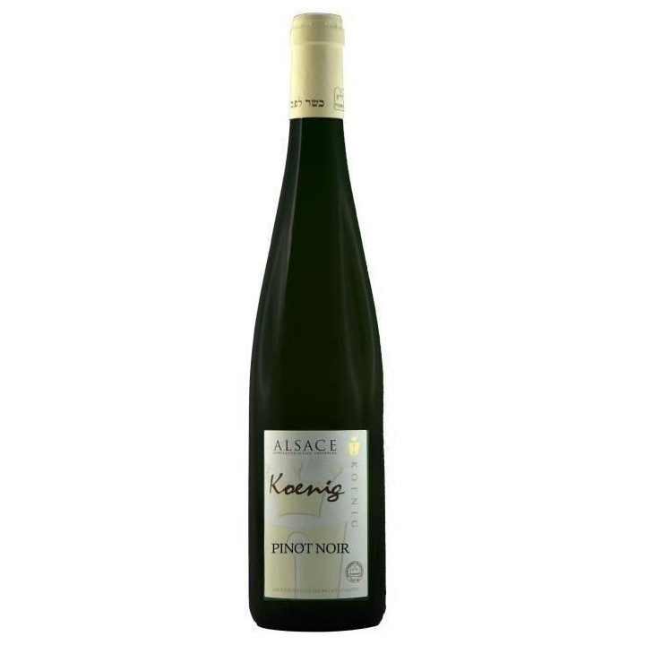 KoeNIG 2019 Pinot Noir Grand Vin Rouge d'Alsace - Casher - Vegan