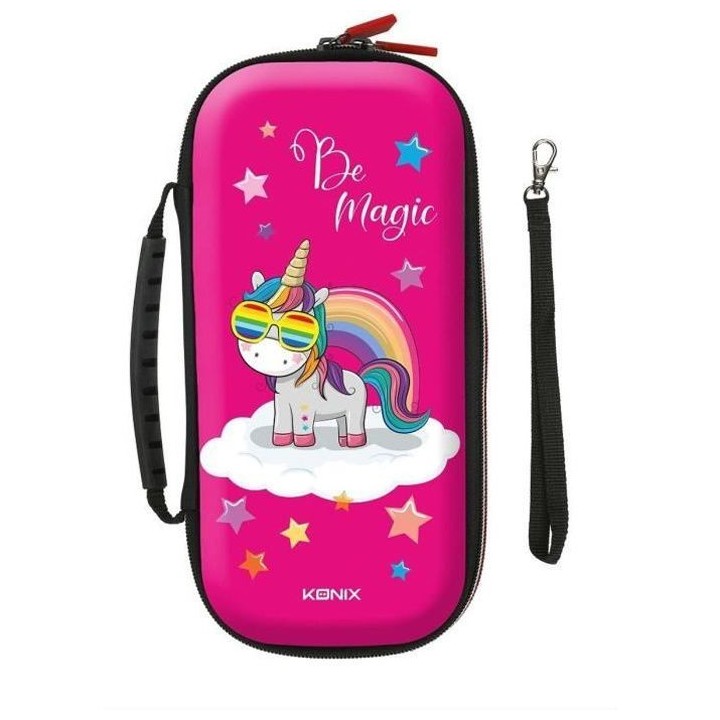 Housse de Transport Licorne Unik Be Magic - KONIX - Switch - Rose