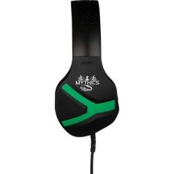 Casque-Micro Gaming - KONIX - Mythics Nemesis - Noir et Vert - Xbox One et Xbox Series