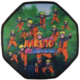 Tapis de sol - Naturo clones - Vert et orange - Anti-dérapant - Ø100