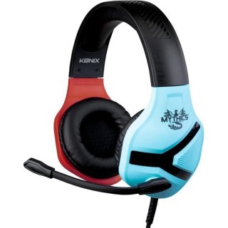 Casque pour Switch - Konix - My Nemesis - Rouge et bleu uni