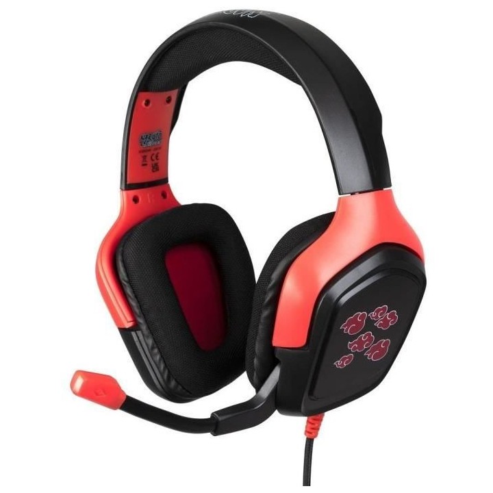 Casque - Konix - Naruto Akatsuki - Noir et rouge