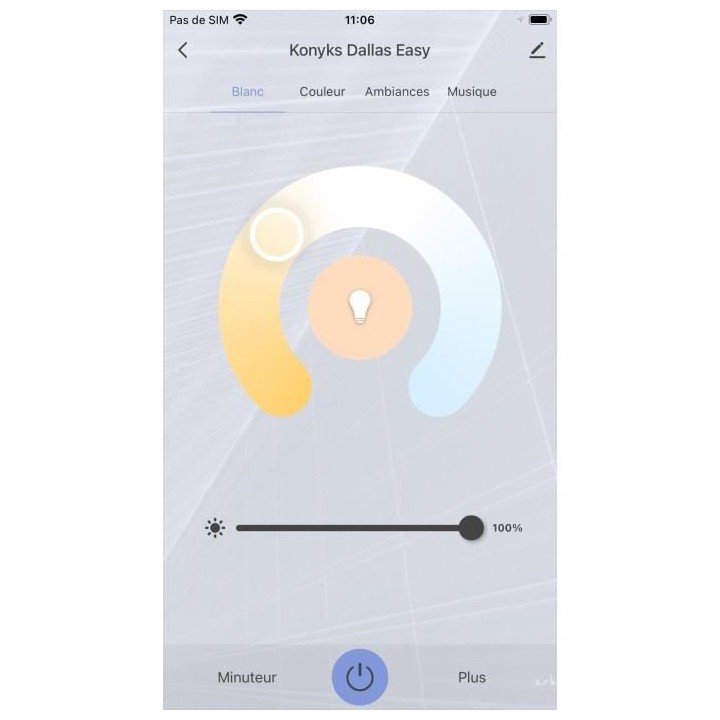 Konyks Dallas Easy - Ruban LED connecté Wi-Fi + BT, Couleurs RGB + Bl
