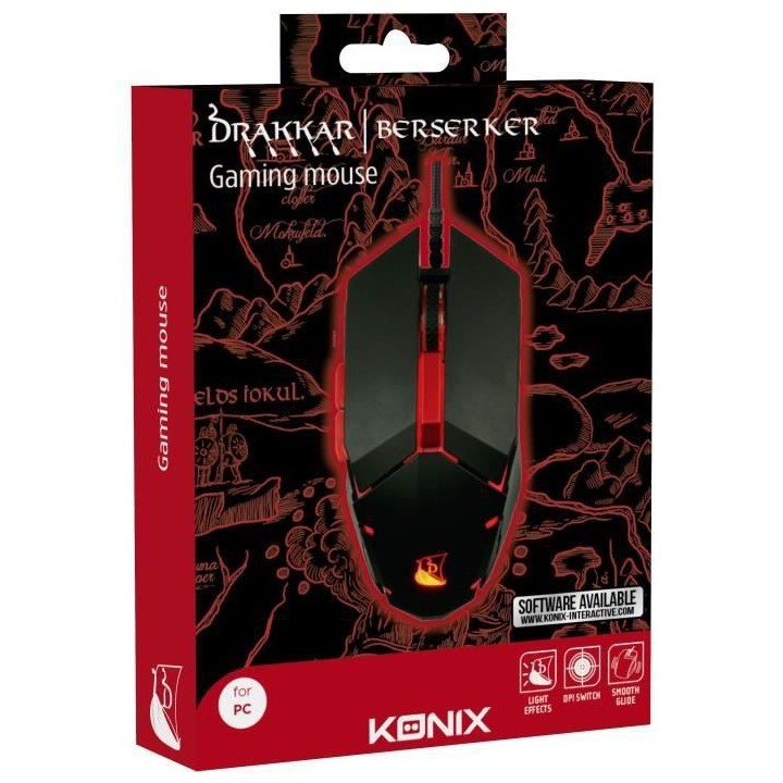 Souris Gamer Konix Drakkar Berserker M-35
