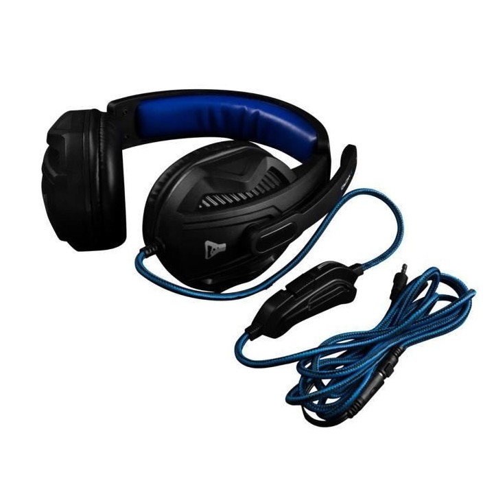 THE G-LAB Micro-Casque Gamer KORP 100 Filaire - PC/MAC/PS4/XBox One/Mo