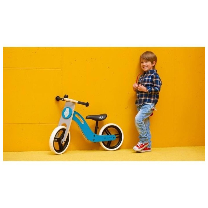 Kinderkraft Vélo Draisienne en bois UNIQ - 12 pouces - a partir de 2