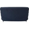 Banquette clic clac 3 places - Tissu bleu - L199 x P96 x 103 cm - KRISTEN - Style contemporain