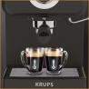 KRUPS XP320810 Opion Machine expresso, 2 tasses, 15 bars, Qualité professionelle, Buse vapeur pour Cappuccinos et eau chaude,