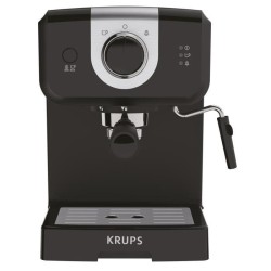 KRUPS XP320810 Opion Machine expresso, 2 tasses, 15 bars, Qualité professionelle, Buse vapeur pour Cappuccinos et eau chaude,