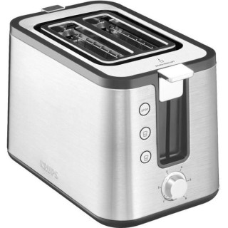 KRUPS KH442D10 Control Line Grille-pain inox, Toaster 2 fentes larges,