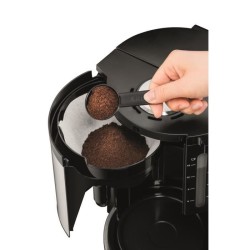 KRUPS KM321010 Pro Aroma Plus Cafetiere filtre électrique, 1,25 L soit 15 tasses, Machine a café, Noir et inox