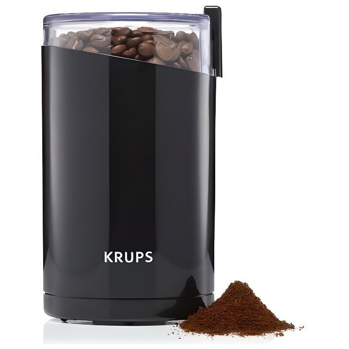 KRUPS F2034210 Fast Touch Moulin a café électrique, Broyeur a grains
