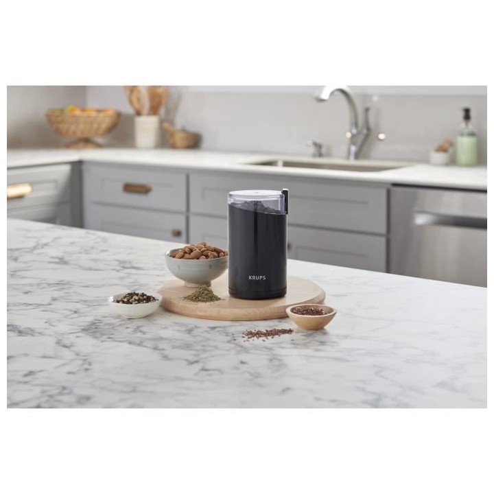 KRUPS F2034210 Fast Touch Moulin a café électrique, Broyeur a grains