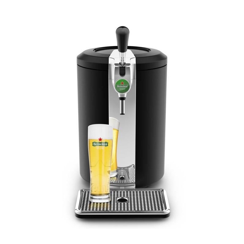 KRUPS Beertender VB450E10 Compact Machine biere pression, Compatible fûts de 5 L, Température parfaite, Biere fraîche et mou