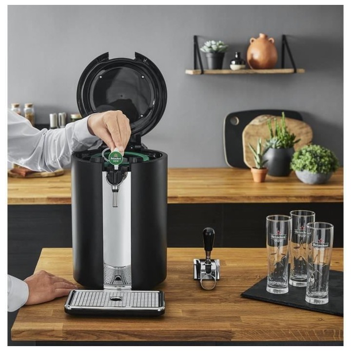 KRUPS Beertender VB450E10 Compact Machine biere pression, Compatible f