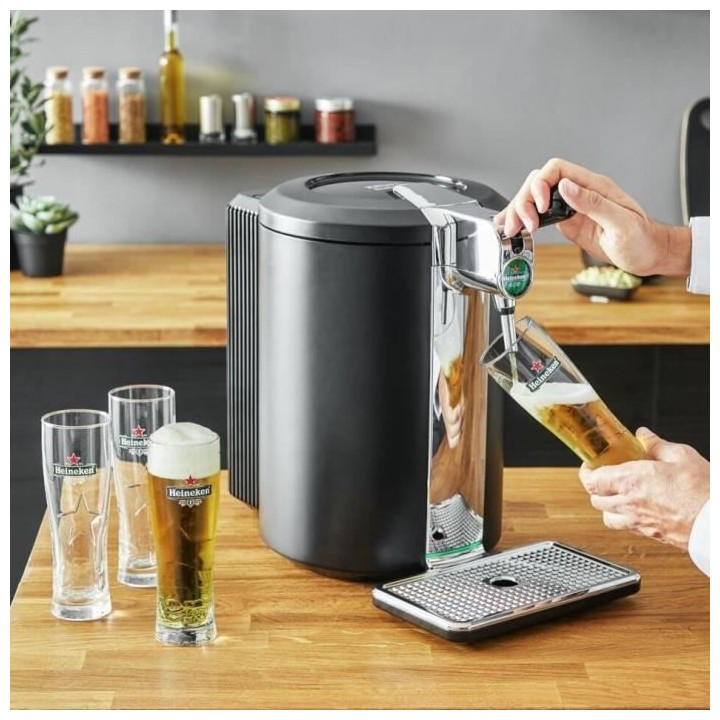 KRUPS Beertender VB452E10 Compact Machine a biere pression, Compatible