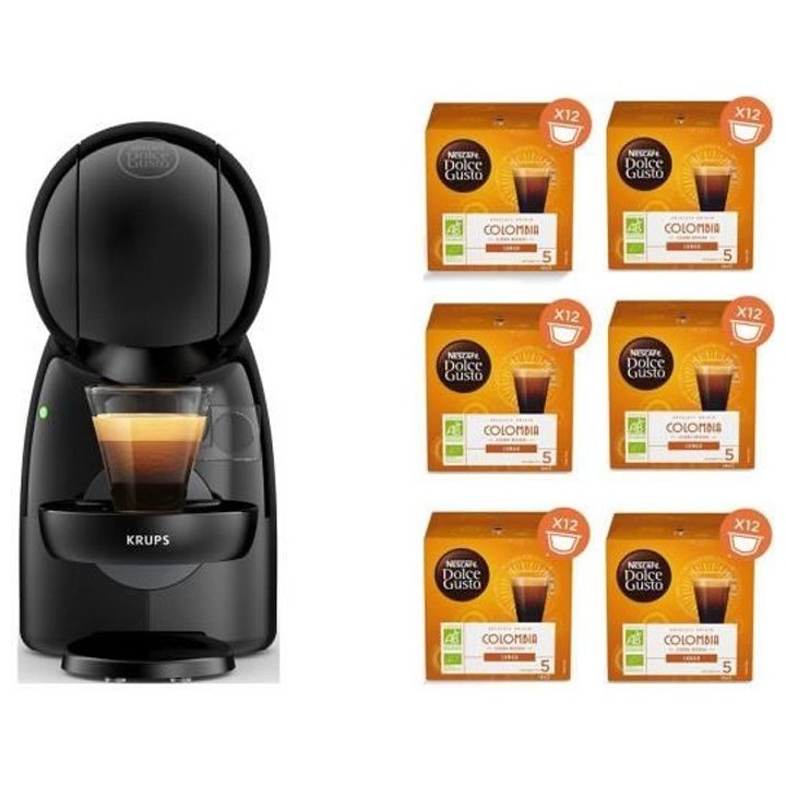 KRUPS YY4511FD Nescafé Dolce Gusto Piccolo XS Machine a café + 6 boi
