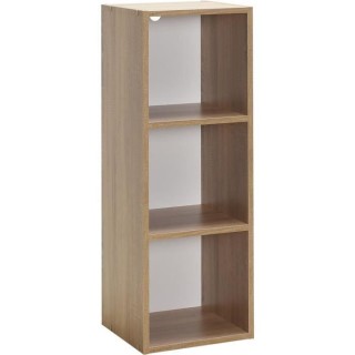 Meuble de rangement MIXCLUB 3 cases - Décor chene - L 31,4x P 30 x H