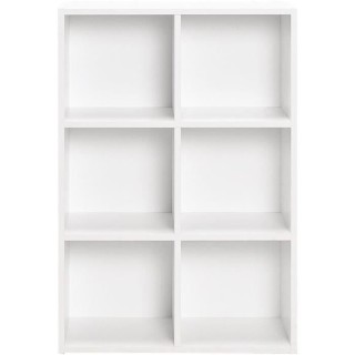 Meuble de rangement MIXCLUB 6 cases - Blanc - L 61,2 x P 30 x H 91 cm