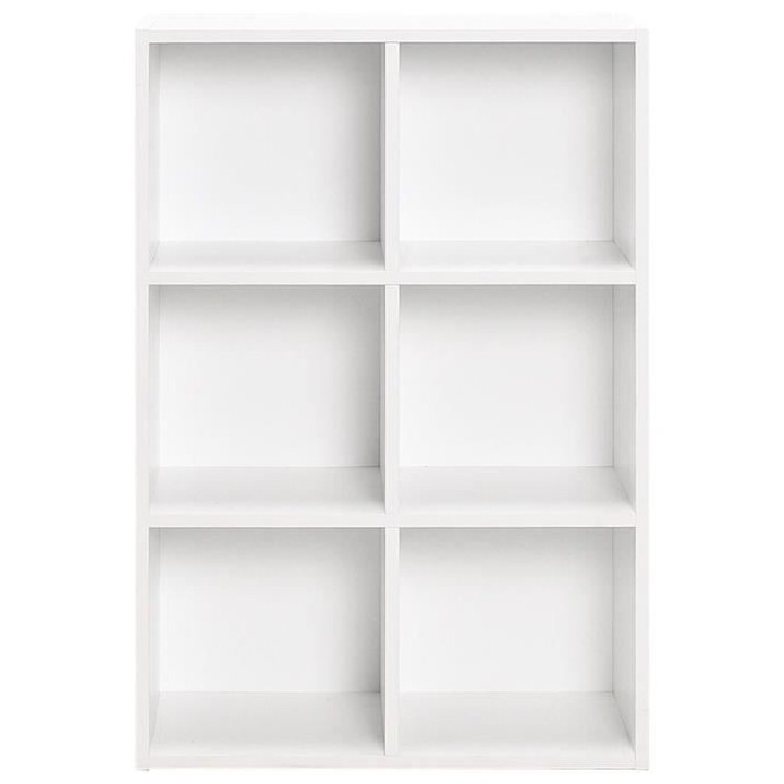 Meuble de rangement MIXCLUB 6 cases - Blanc - L 61,2 x P 30 x H 91 cm