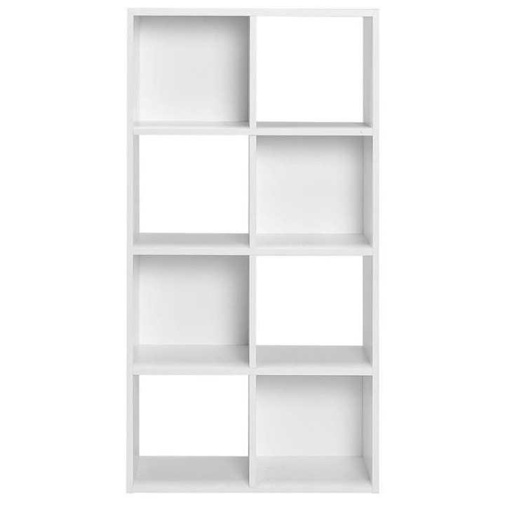 Meuble de rangement MIXCLUB 8 cases - Blanc - L 61,2 x P 30 x H 120,7