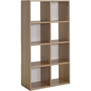 Meuble de rangement MIXCLUB 8 cases - Décor chene- L 61,2 x P 30 x H