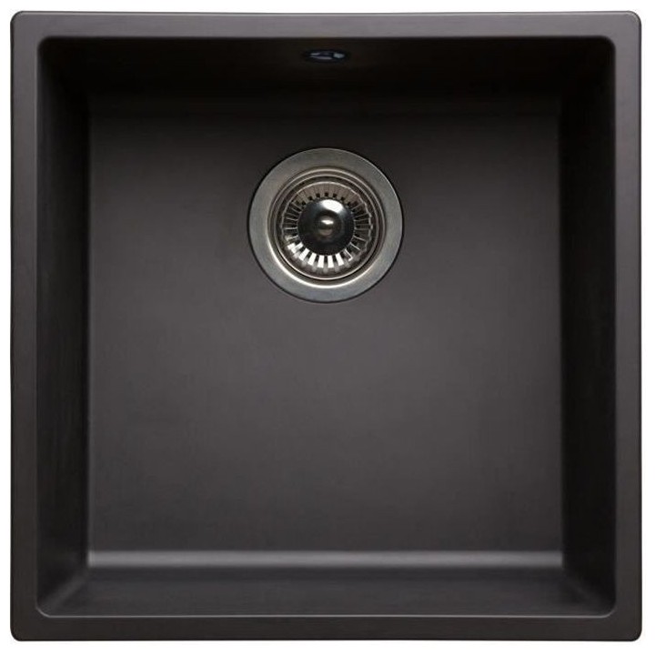 NORD INOX Evier cuisine a encastrer 1 cuve + 1 bonde a panier sans ég