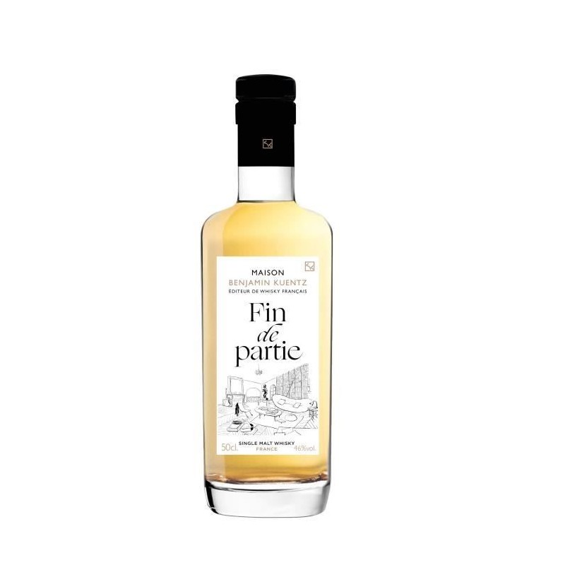 Whisky Français - Benjamin Kuentz Fin de Partie - 46% Single Malt 50 cl