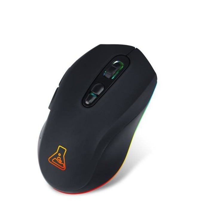 THE G-LAB Souris Gaming rétroéclairé Sans fil KULT NEON- 2400 DPI