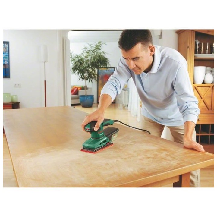 Ponceuse vibrante filaire Bosch - PSS 250 AE (250W, coffret de rangeme