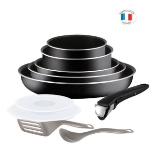 TEFAL L2008902 Ingenio Essential Batterie de cuisine 10p, Poeles, Cass