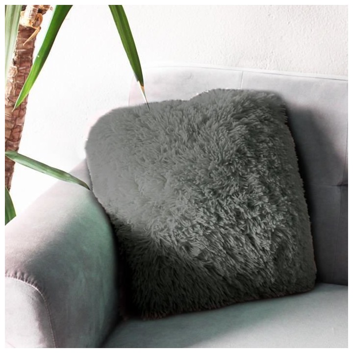 Coussin NEO YOGA Gris Foncé 40 x 40 cm