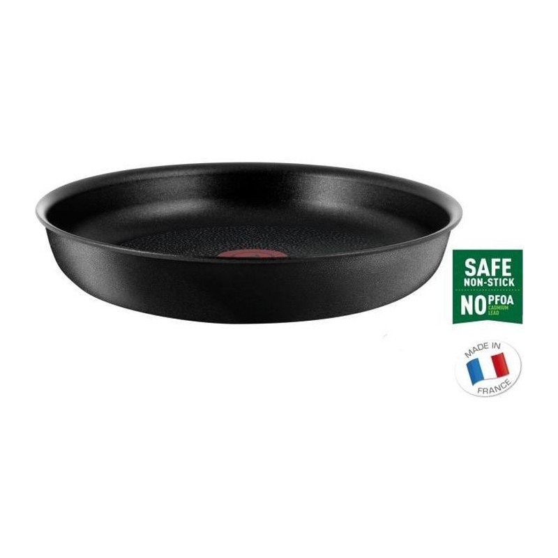 TEFAL L6500602 Ingenio Expertise Poele 28 cm, Induction, Four, Antiadhésive, Poignée vendue séparément, Fabriqué en France