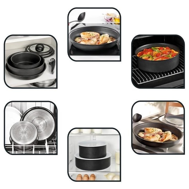 TEFAL L6500602 Ingenio Expertise Poele 28 cm, Induction, Four, Antiadh