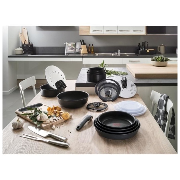 TEFAL L6500602 Ingenio Expertise Poele 28 cm, Induction, Four, Antiadh