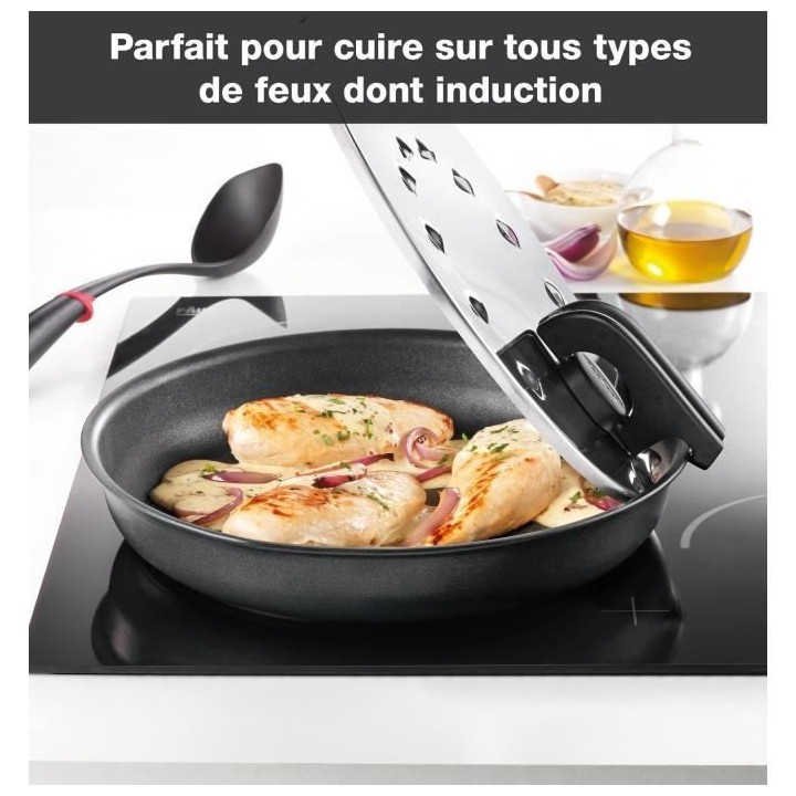 TEFAL L6549802 Ingenio Performance Batterie de cuisine 20p, Revetement