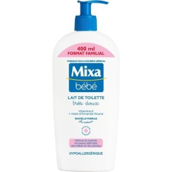 [Lot de 6] MIXA BEBE Lait de toilette tres doux - 400 ml