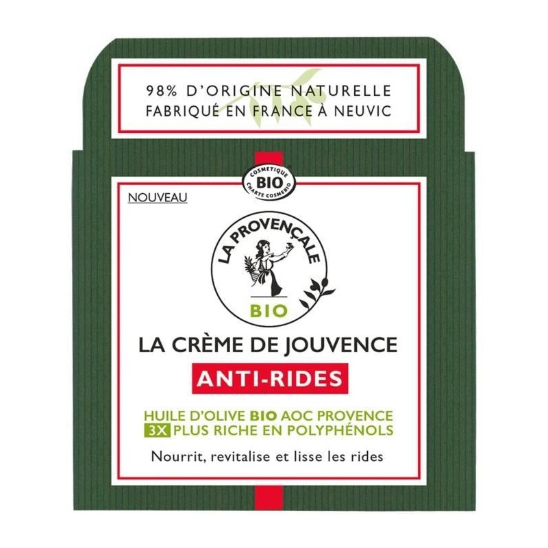 Creme de Jouvence Anti-Rides LA PROVENCALE BIO - 50 ml