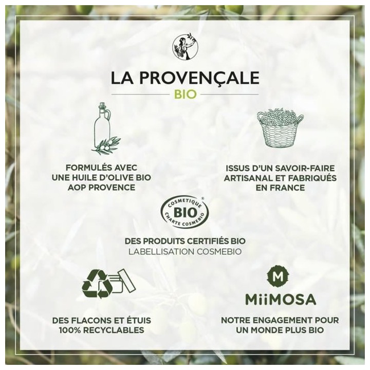 Creme de Jouvence Anti-Rides LA PROVENCALE BIO - 50 ml