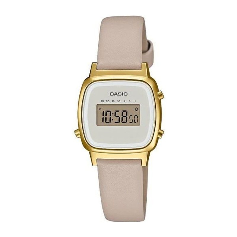 CASIO Collection Montre LA670WEFL-9EF chrono, compte a rebours, alarme, calendrier