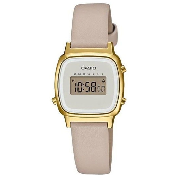 CASIO Collection Montre LA670WEFL-9EF chrono, compte a rebours, alarme