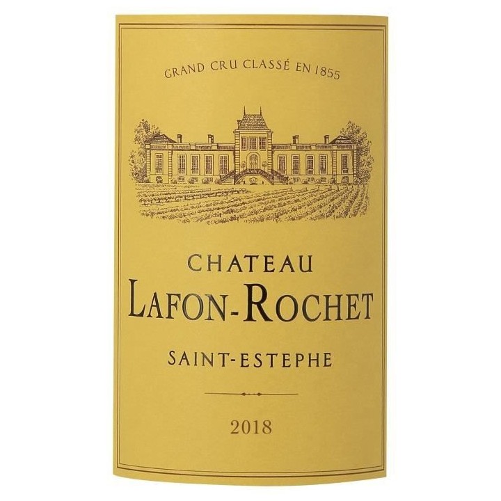 Château Lafon-Rochet 2018 Saint-Estephe - Vin rouge de Bordeaux