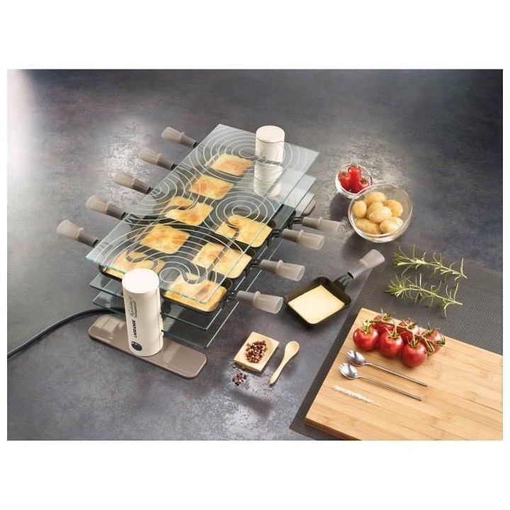 LAGRANGE - Raclette 10 Transparente - Appareil a raclette 10 personnes