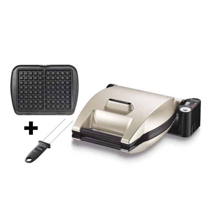 LAGRANGE PREMIUM 019153 Gaufrier + pics a gaufre - Champagne