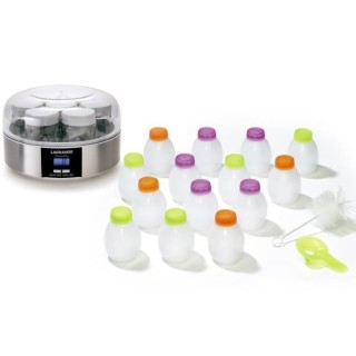 LAGRANGE Yaourtiere 439109 + kit yaourt a boire - 13 W - Inox