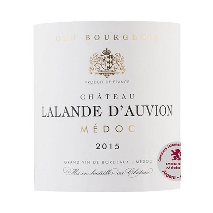 Château Lalande d'Auvion 2015 Médoc - Vin rouge de Bordeaux
